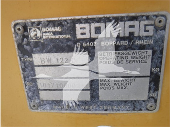 Ασφαλτικός οδοστρωτήρας 1991 BOMAG BW122D 8421: φωτογραφία 3