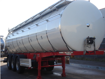 Επικαθήμενο βυτίο για τη μεταφορά γάλακτος BERGER-SANTI, Weight: 5.300 kg. 32.000 L. (10 m3+6m3+6m3+10m3): φωτογραφία 1