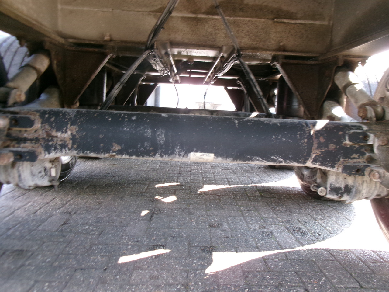 Επικαθήμενο ανατρεπόμενο Benalu Tipper trailer alu 25 m3 + tarpaulin: φωτογραφία 8