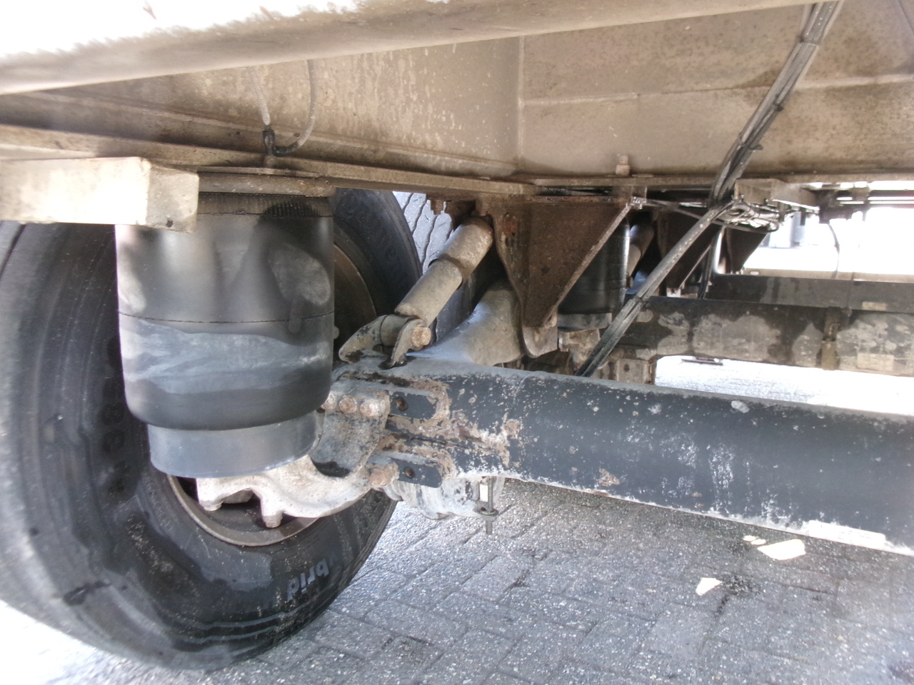 Επικαθήμενο ανατρεπόμενο Benalu Tipper trailer alu 25 m3 + tarpaulin: φωτογραφία 9