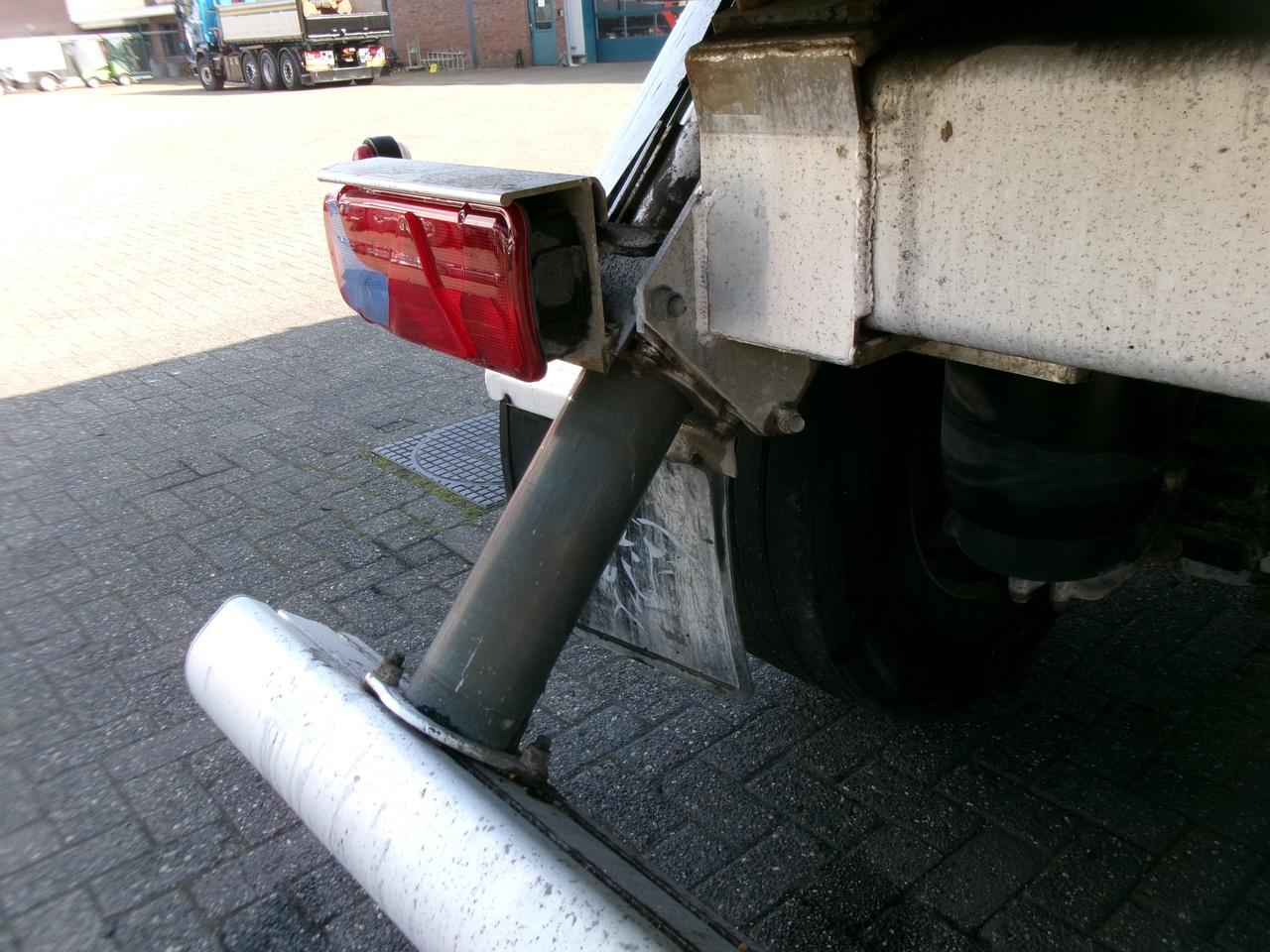 Επικαθήμενο ανατρεπόμενο Benalu Tipper trailer alu 25 m3 + tarpaulin: φωτογραφία 12