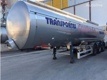 Επικαθήμενο βυτίο για τη μεταφορά χημικών ουσιών CC La Mancha INOX TERMO ADR 32300 litres: φωτογραφία 1