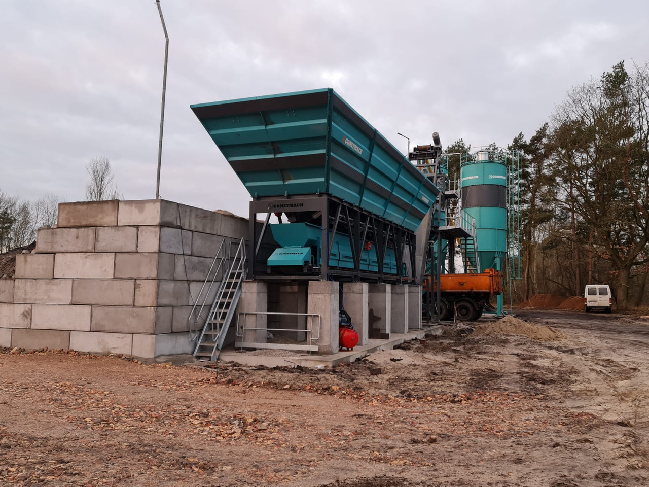 Καινούριο Εργοστάσιο σκυροδέματος Constmach 60 M3/H Compact Concrete Mixing Plant: φωτογραφία 18