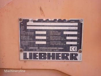 Τροχοφόρος εκσκαφέας LIEBHERR A 316