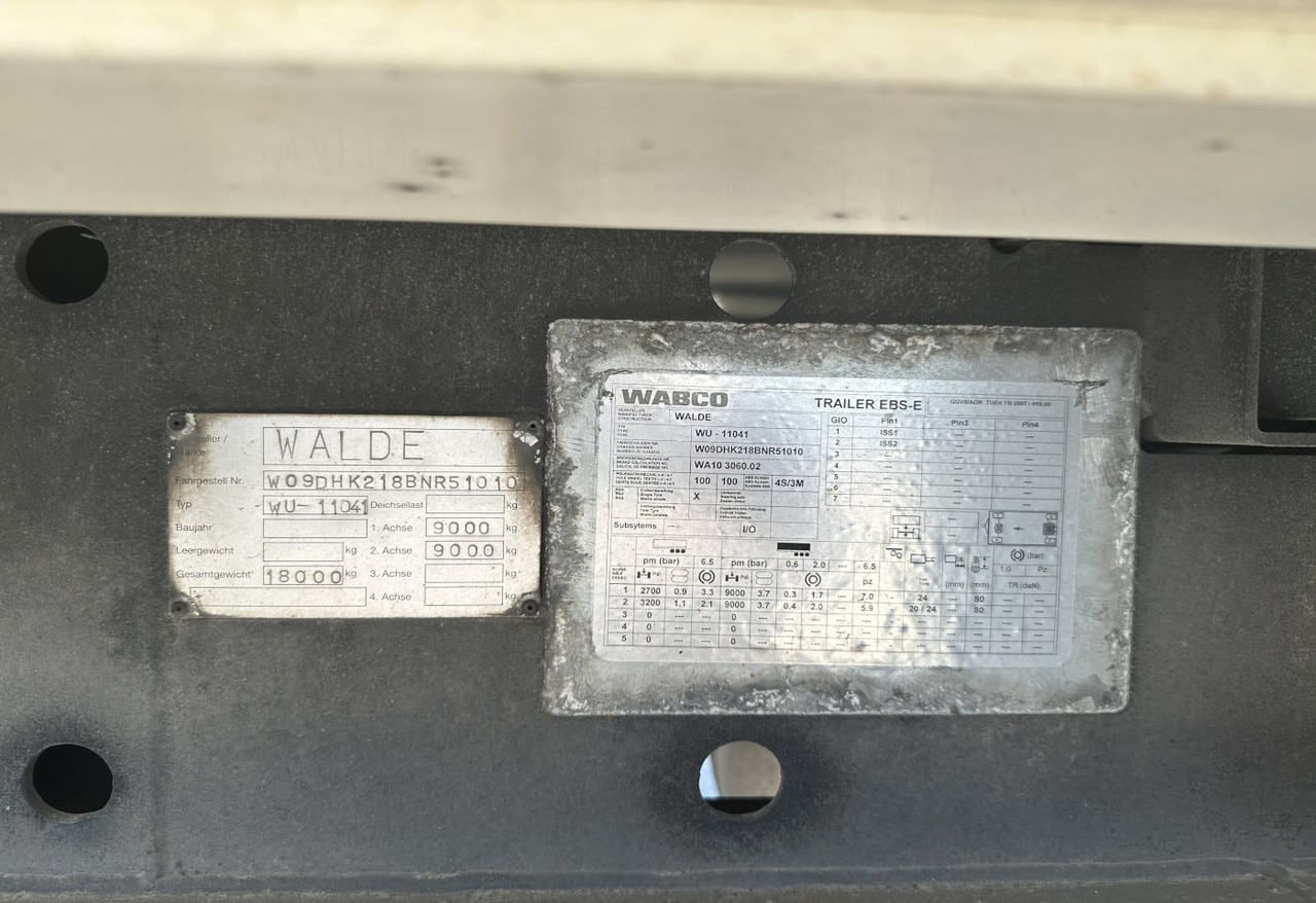Ρυμούλκα ψυγείο (D) 2011 Walde WU 11041 cooling box / HB: φωτογραφία 14