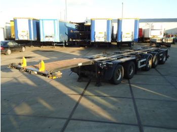 D-TEC CT-53 - 53.000 Kg - 5 axle combi trailer / 2x stuur as - Επικαθήμενο μεταφοράς εμπορευματοκιβωτίων/ Κινητό αμάξωμα