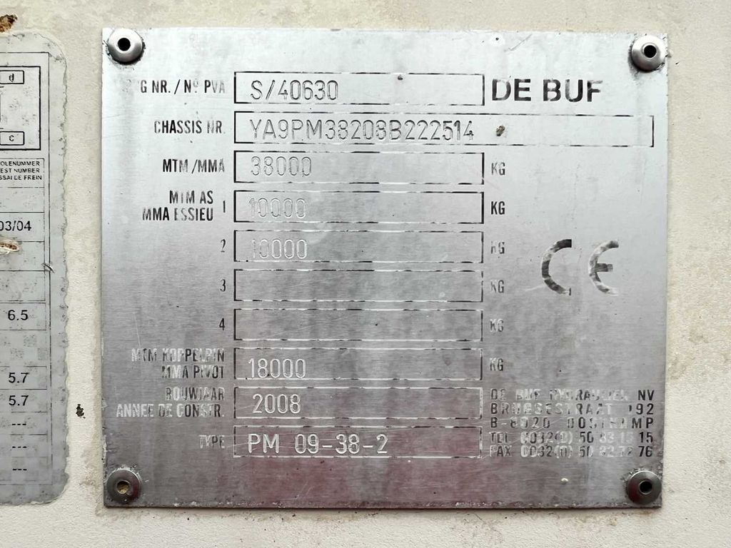 Μπετονιέρα επικαθήμενο De Buf Beton-Mischer 9m³/Sermac 28m Pumpe PM09-3: φωτογραφία 15