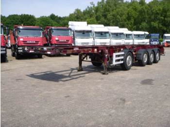 Dennison 3+1 axle 2 x 20 ft combi trailer - Επικαθήμενο μεταφοράς εμπορευματοκιβωτίων/ Κινητό αμάξωμα