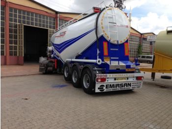 Καινούριο Επικαθήμενο βυτίο για τη μεταφορά σκυροδέματα EMIRSAN Manufacturer of all kinds of cement tanker at requested specs: φωτογραφία 1