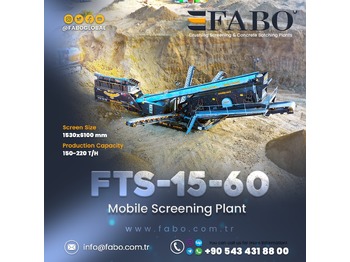 FABO FTS 15-60 Mobile Screening Plant | Tracked Screening Plant - κινητός σπαστήρας