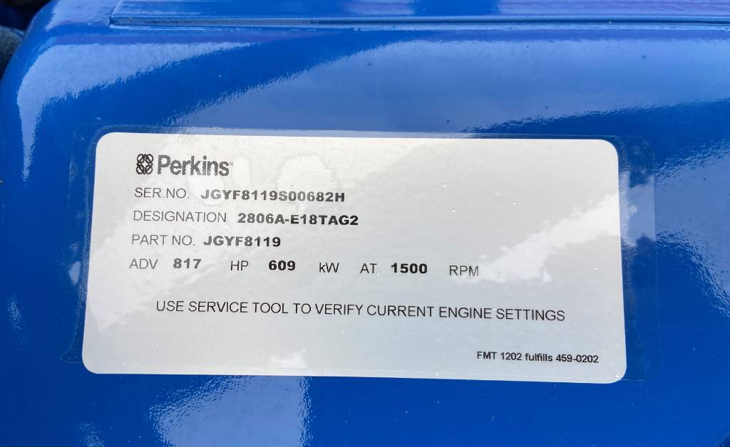 Βιομηχανική γεννήτρια FG Wilson P715-3 - Perkins - 715 kVA Genset - DPX-16023-O: φωτογραφία 15