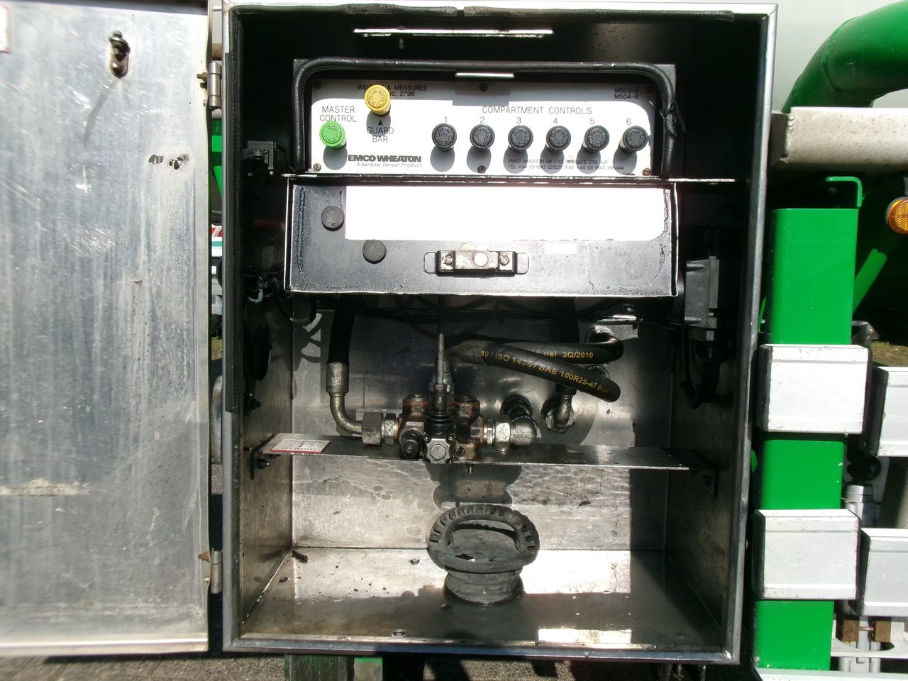 Επικαθήμενο βυτίο για τη μεταφορά καυσίμων Feldbinder Fuel tank alu 42 m3 / / 6 comp + pump: φωτογραφία 17