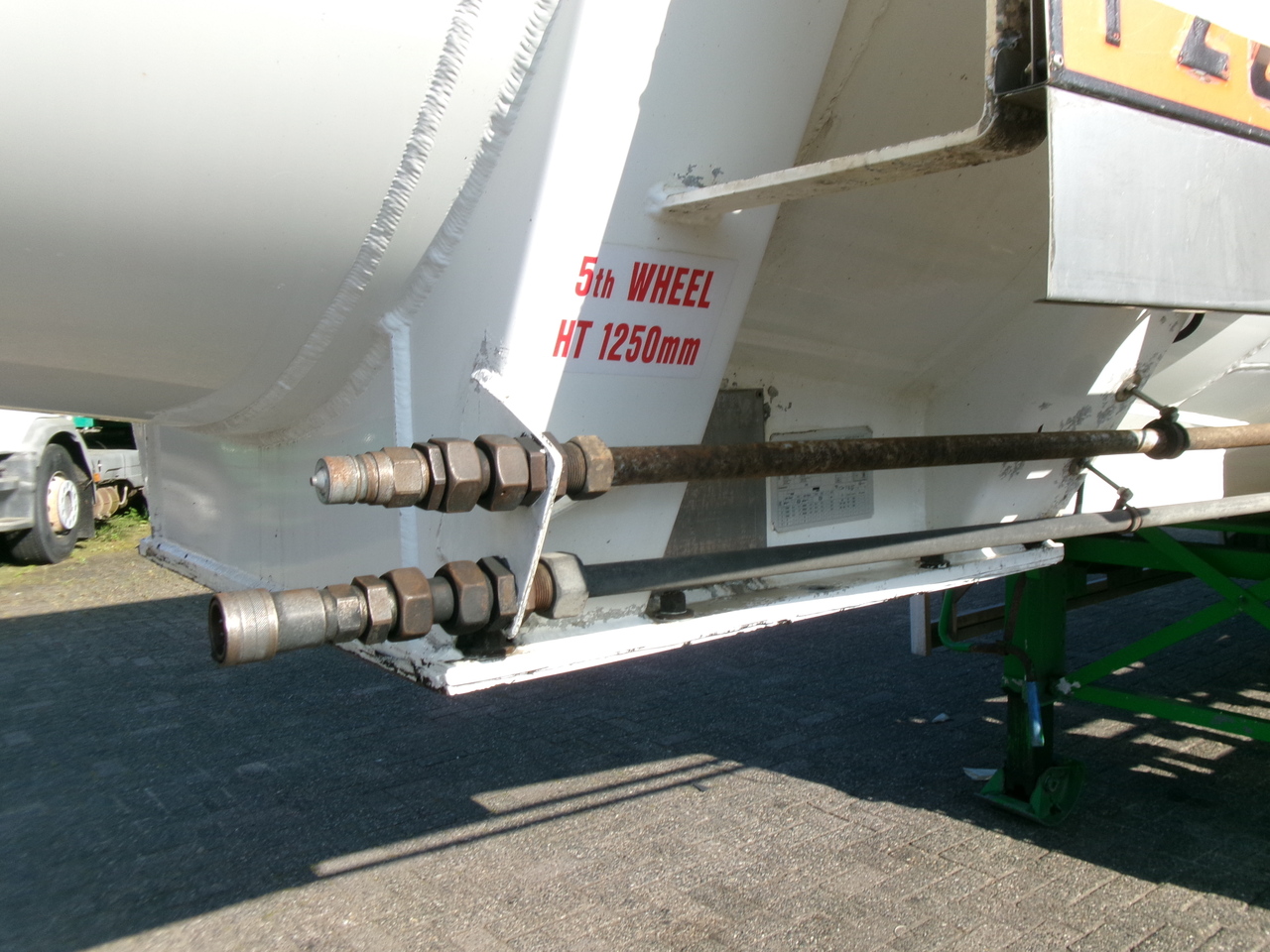Επικαθήμενο βυτίο για τη μεταφορά καυσίμων Feldbinder Fuel tank alu 42 m3 / / 6 comp + pump: φωτογραφία 14