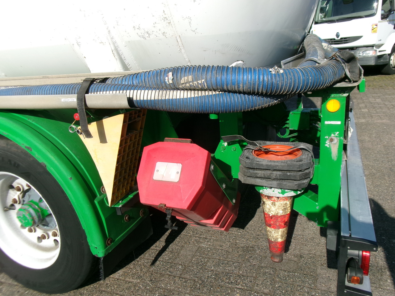 Επικαθήμενο βυτίο για τη μεταφορά καυσίμων Feldbinder Fuel tank alu 42 m3 / / 6 comp + pump: φωτογραφία 13