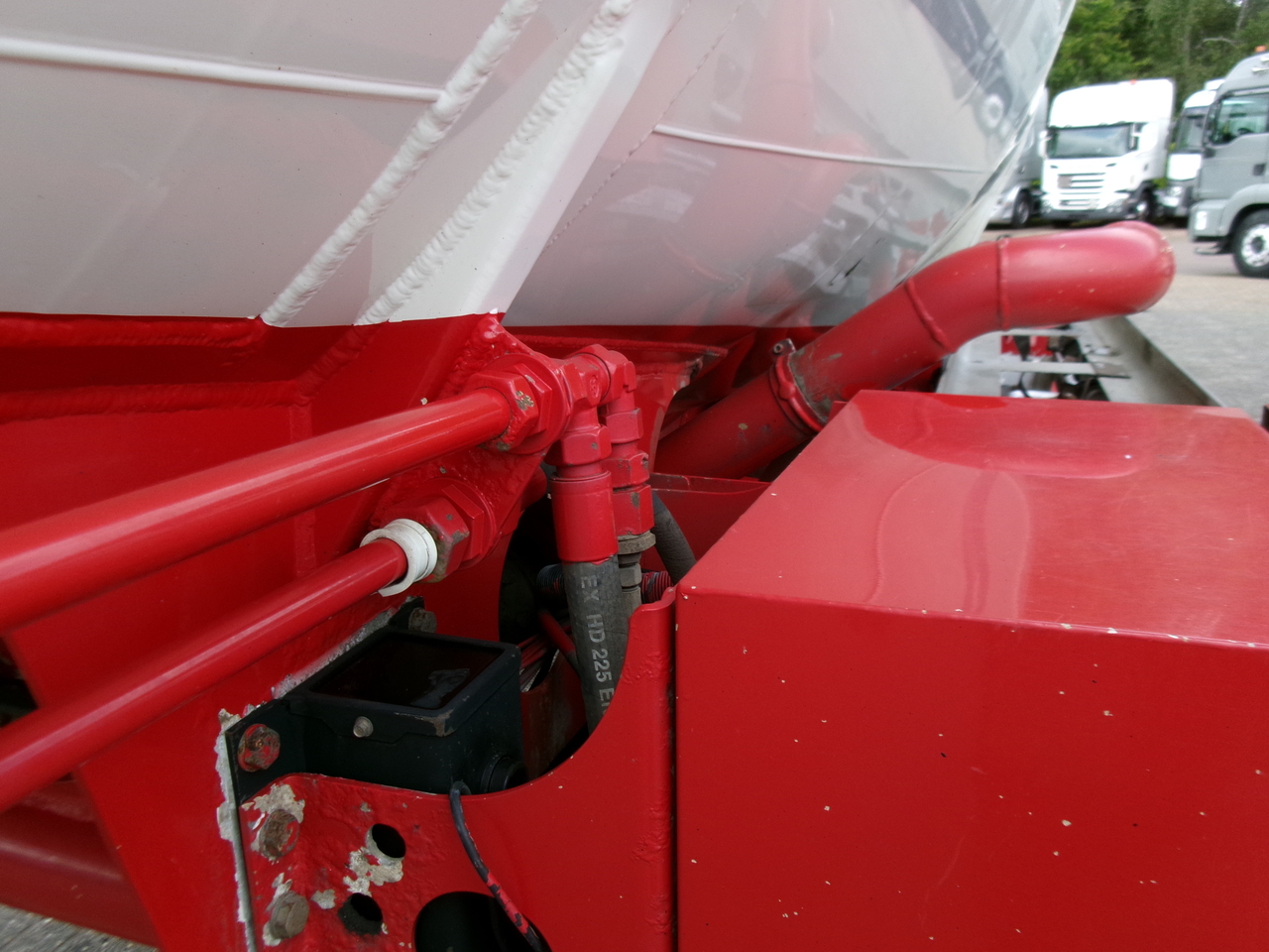 Επικαθήμενο βυτίο για τη μεταφορά καυσίμων Feldbinder Fuel tank alu 44.6 m3 + pump: φωτογραφία 9
