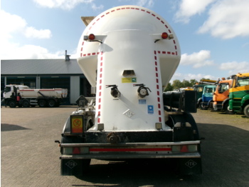 Επικαθήμενο βυτίο για τη μεταφορά λεύρι Feldbinder Powder tank alu 36 m3 / 1 comp: φωτογραφία 5
