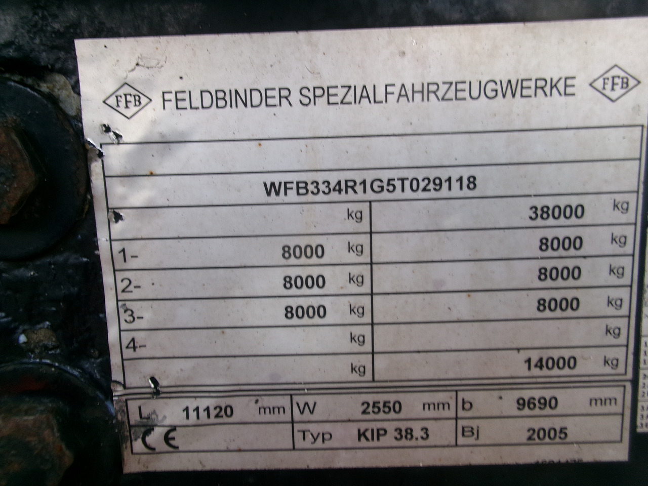 Leasing Feldbinder Powder tank alu 38 m3 (tipping) Feldbinder Powder tank alu 38 m3 (tipping): φωτογραφία 29