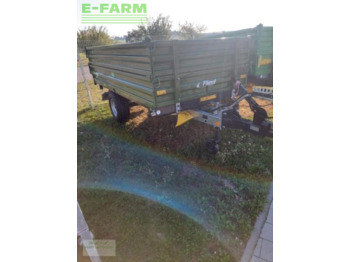 Fliegl edk 50 fox/kipper/1-achs/holz/brennholz/hobby/getreide - Ανατρεπόμενη ρυμούλκα για τρακτέρ