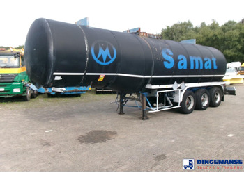 Fruehauf Bitumen tank inox 31 m3 / 1 comp + mixer & engine - Επικαθήμενο βυτίο