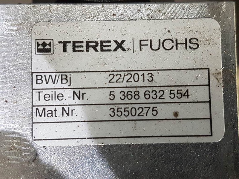 Υδραυλικό για Κατασκευή μηχανήματα Fuchs MHL320-Terex 5368632554-Valve/Ventile/Ventiel: φωτογραφία 5