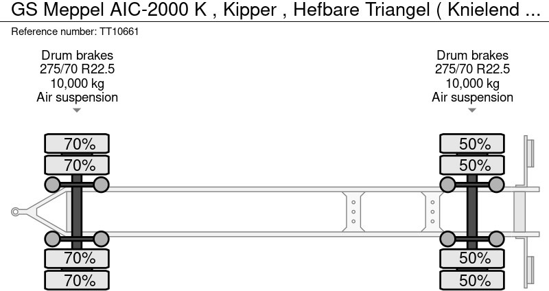 Leasing GS Meppel AIC-2000 K , Kipper , Hefbare Triangel ( Knielend ) GS Meppel AIC-2000 K , Kipper , Hefbare Triangel ( Knielend ): φωτογραφία 15