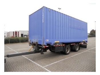 GS Meppel BDF met bak! incl. Container - Ρυμούλκα μεταφοράς εμπορευματοκιβωτίων/ Κινητό αμάξωμα