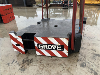 Grove Grove GMK 6400 counterweight 10 ton - Αντίβαρο
