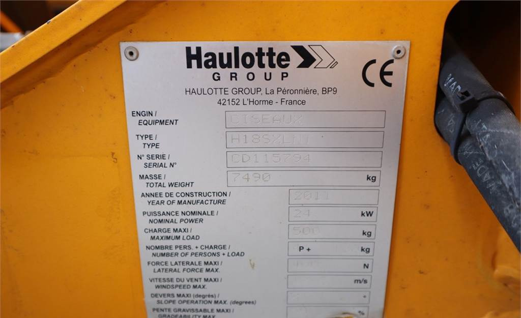 Ψαλιδωτό ανυψωτικό Haulotte H18SXL Diesel, 4x4 Drive, 18m Working Height, 500k: φωτογραφία 6