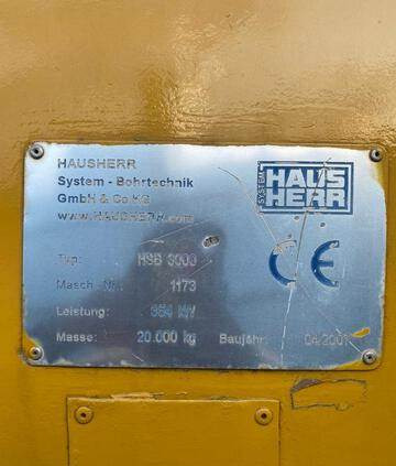 Μηχάνημα διάτρησης  Haus Herr HSB3000: φωτογραφία 4