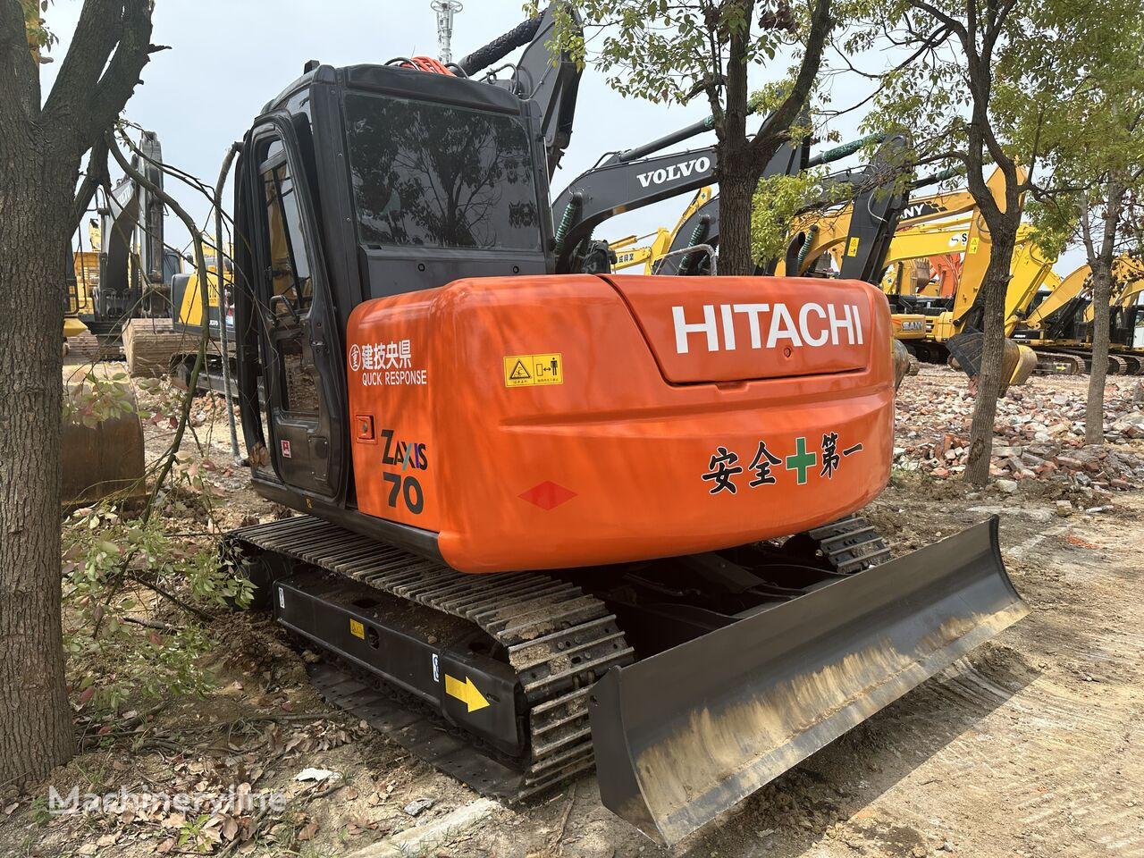 Ερπυστριοφόρος εκσκαφέας Hitachi ZX70: φωτογραφία 4