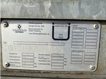 Δεξαμενή αποθήκευσης IBC Rietberg 1000 liter IBC Dieseltank Gegalvaniseerd: φωτογραφία 3