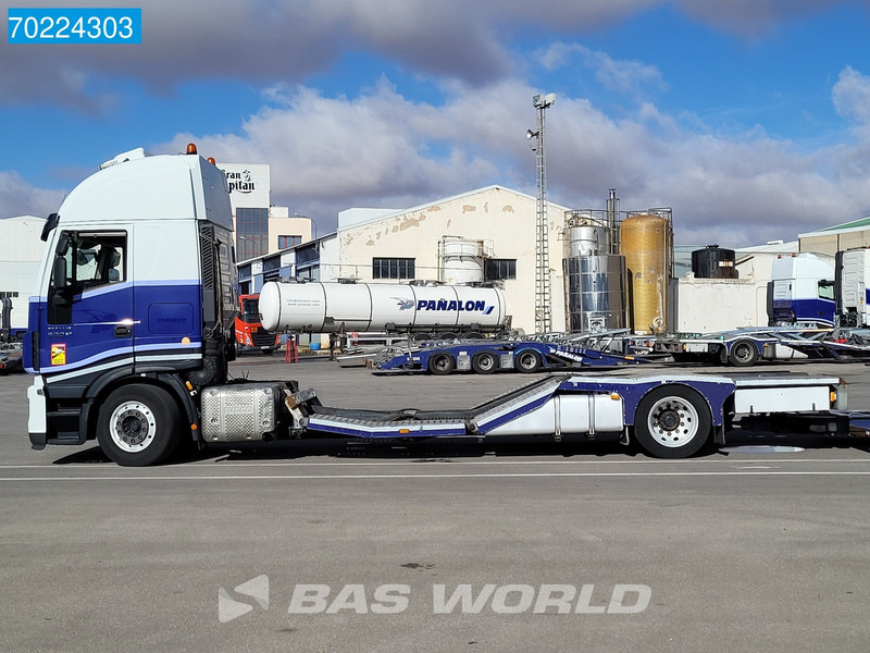 Φορτηγό αυτοκινητάμαξα Iveco Stralis 500 4X2 ROLFO Truck transporter Standklima 2xTanks Euro 6: φωτογραφία 7