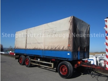 KAESSBOHRER 24t 3-Achs Anhänger 8,20m Ladefl.Ballentransport - Τρέιλερ πλατφόρμα/ Καρότσα