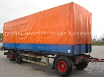 Kässbohrer 24t 3-Achs Anhänger E-Rad Alu-Bordwand 80cm  - Τρέιλερ κουρτίνα
