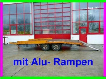 Ρυμούλκα με χαμηλό δάπεδο για τη μεταφορά βαρέως εξοπλισμού Kempf Tandemtieflader mit Alu  Rampen: φωτογραφία 1