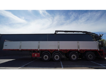 Kennis 4 AXLE STONE TRANSPORT TRAILER WITH KENNIS R-11-6.00 CRANE - Επικαθήμενο