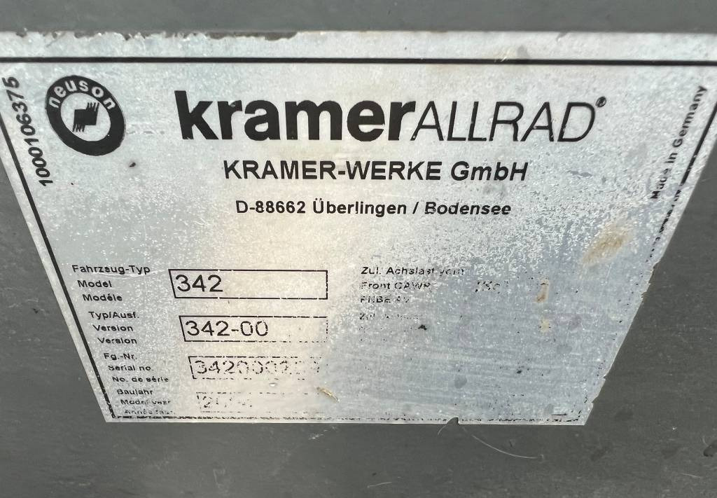 Σπαστός φορτωτής Kramer 380: φωτογραφία 15