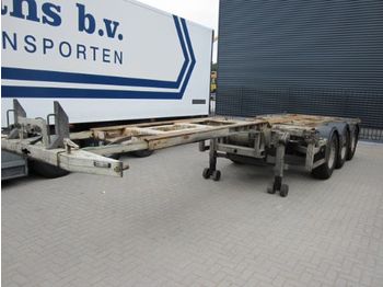 Kromhout 3-ass.containerchassis HC - Επικαθήμενο μεταφοράς εμπορευματοκιβωτίων/ Κινητό αμάξωμα