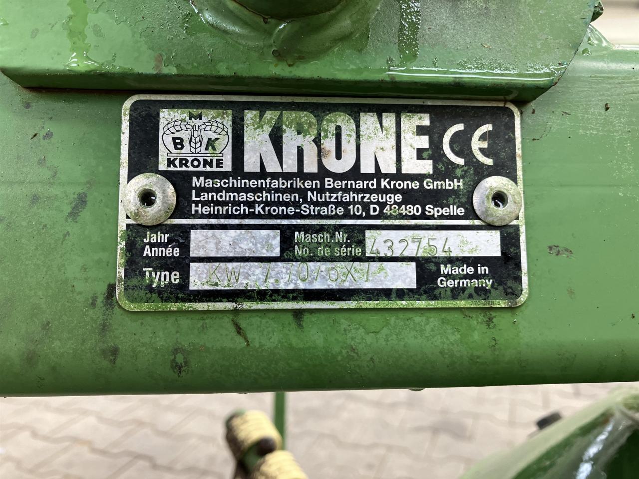 Χορτοσυλλέκτης Krone KW 7.70/6x7: φωτογραφία 8
