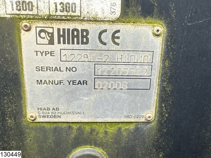 Επικαθήμενο πλατφόρμα/ Καρότσα Lecitrailer open laadbak Hiab, Remote: φωτογραφία 3