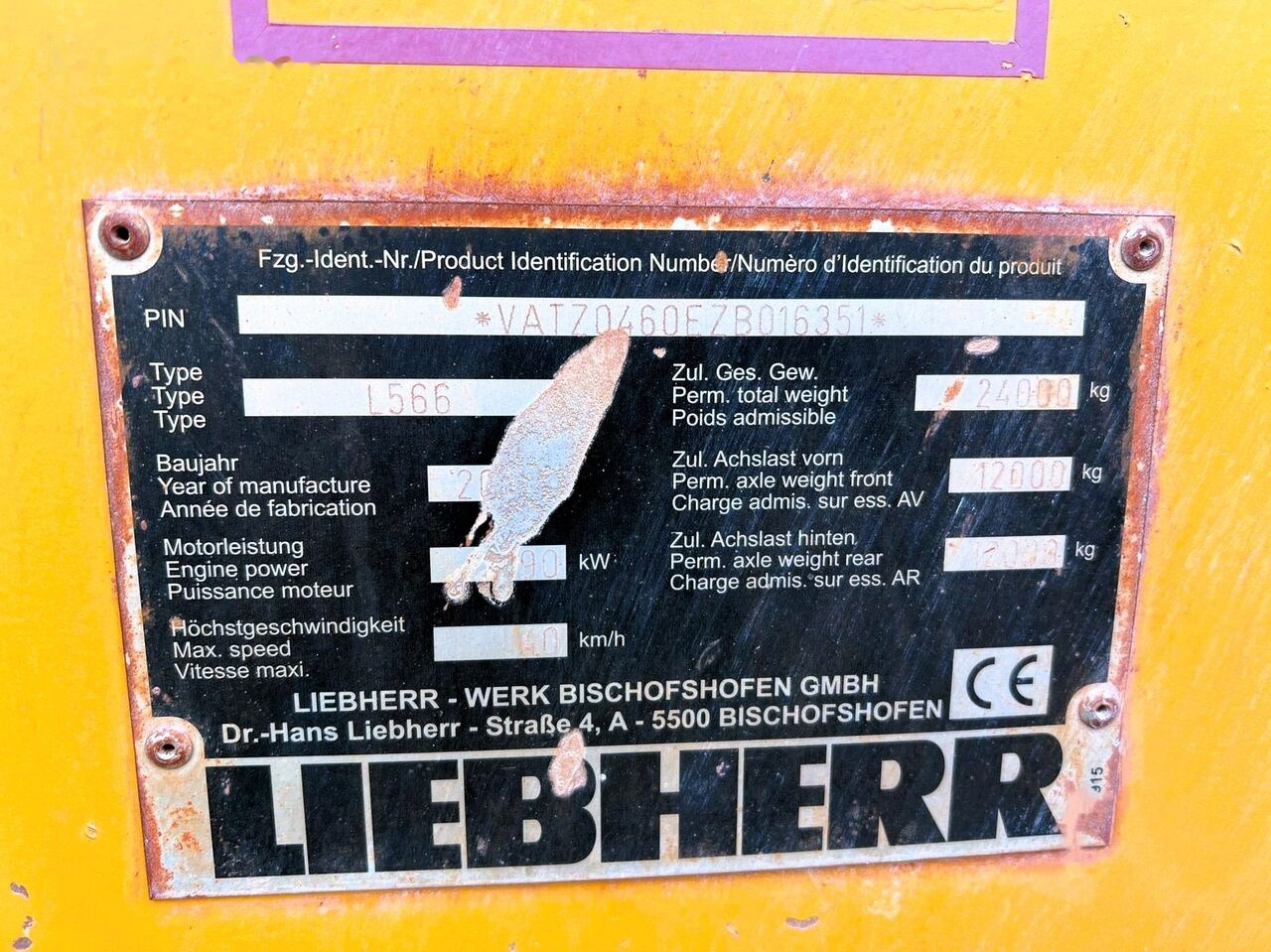 Ελαστιχοφόρος φορτωτής Liebherr L 566: φωτογραφία 7