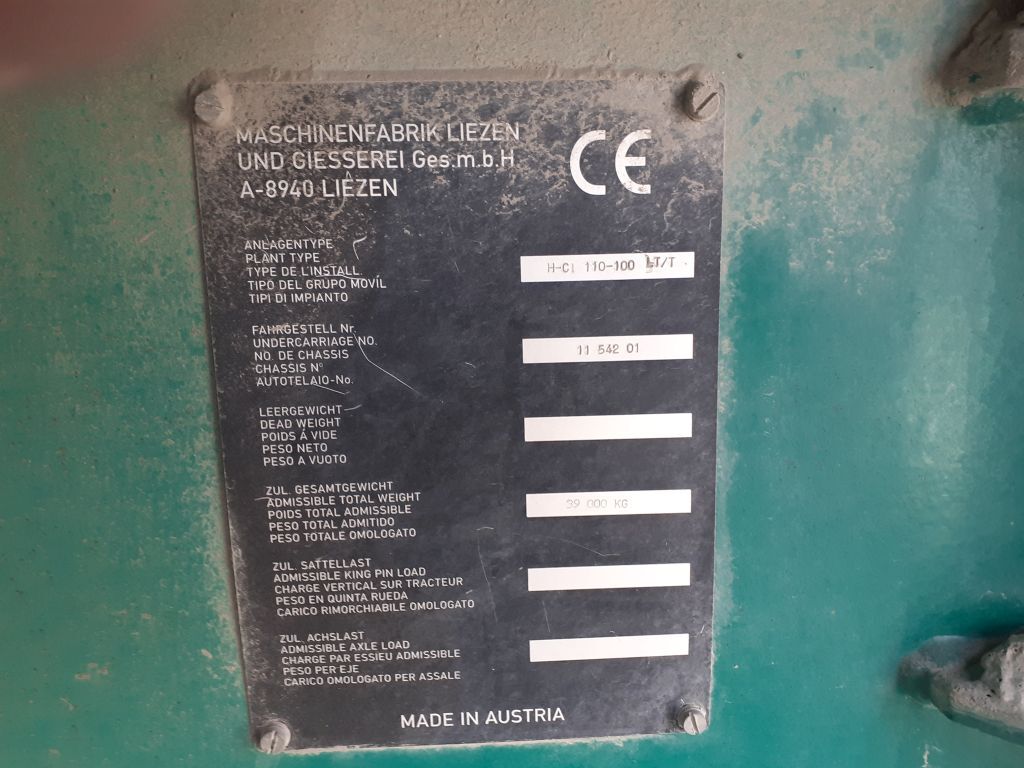 Κρουστικός θραυστήρας Liezen MFL HCI 110-100 LT: φωτογραφία 8