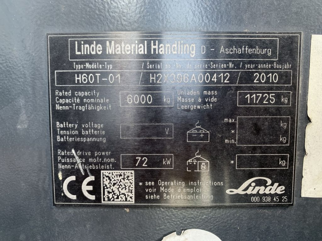 Leasing  Linde H60T-01 Linde H60T-01: φωτογραφία 4