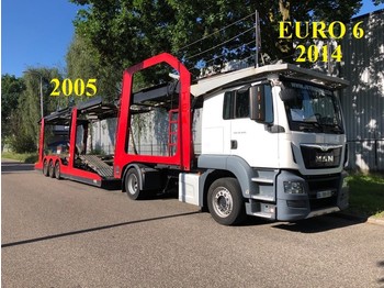 Ρυμούλκα αυτοκινητάμαξα Lohr Eurolohr, Truck 2014, EURO 6, Retarder, Airco, Car Transporter, Navigation, Combi: φωτογραφία 1