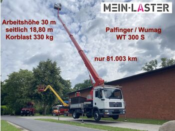 MAN 7.150 WT 300 S Wumag/ Palfinger seitl.  18.8 m  - Φορτηγό με εναέρια πλατφόρμα