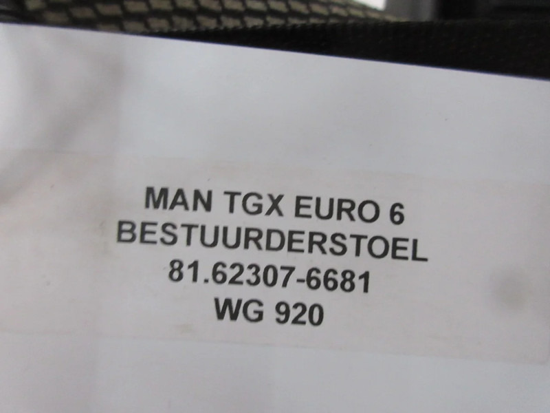 Kάθισμα για Φορτηγό MAN 81.62307-6681//81.62307-6632 STOELEN SET TGX EURO 6: φωτογραφία 9