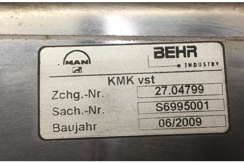 Ψυγείο αυτοκίνητο MAN MAN, BEHR LIONS CITY A23 (01.96-12.11): φωτογραφία 3