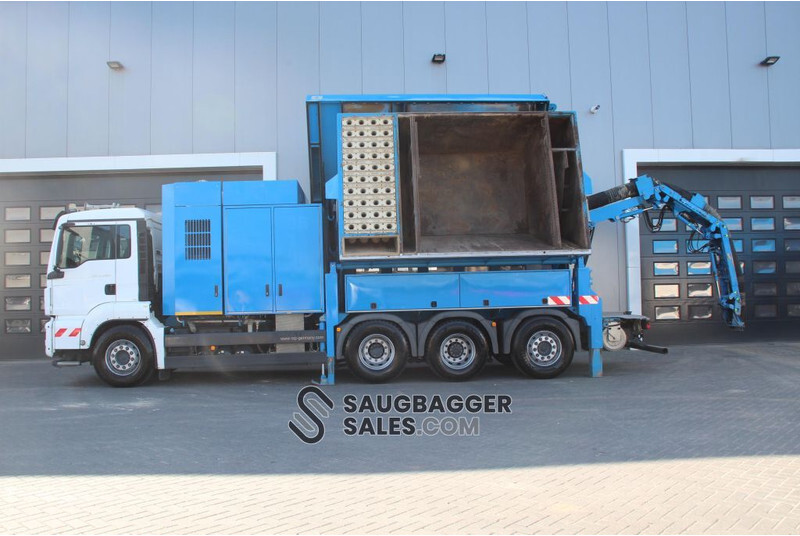 Όχημα εκκένωσης βόθρων MAN TGS 35.480 RSP 2016 Saugbagger: φωτογραφία 6