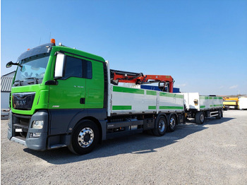 Φορτηγό με ανοιχτή καρότσα MAN TGX 26.520