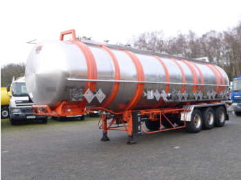 Επικαθήμενο βυτίο για τη μεταφορά χημικών ουσιών Magyar Chemical tank inox 40 m3 / 6 comp: φωτογραφία 1